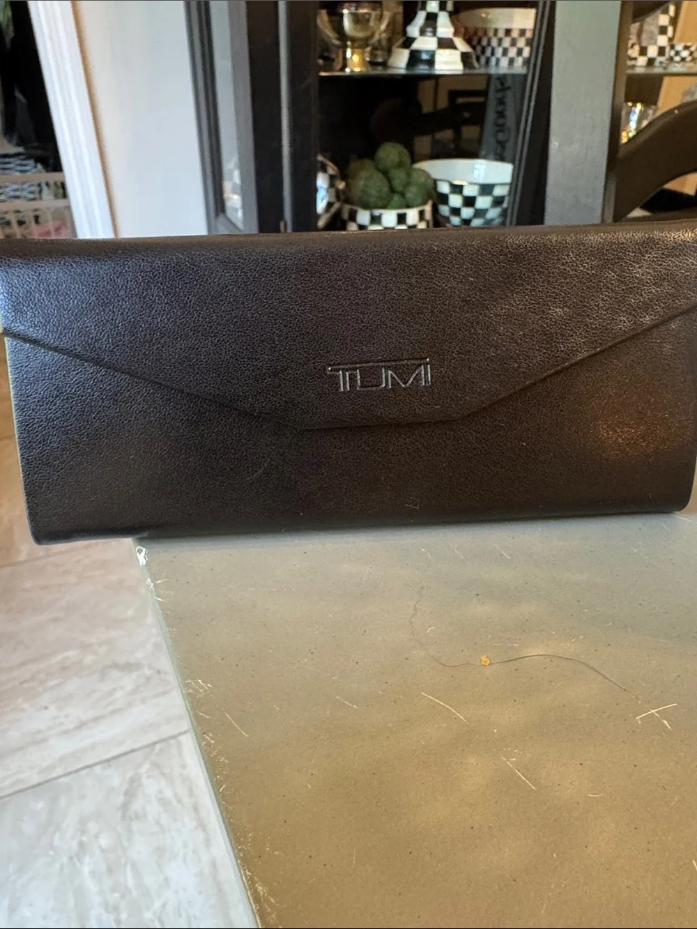 TUMI 510 Hexagon Double Bar Sunglasses 56mm